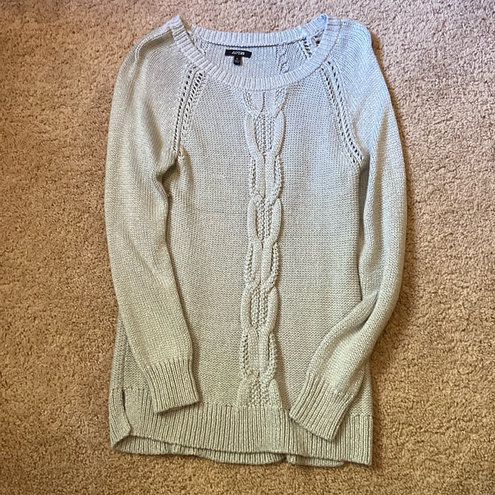 Apt.9 gray sweater